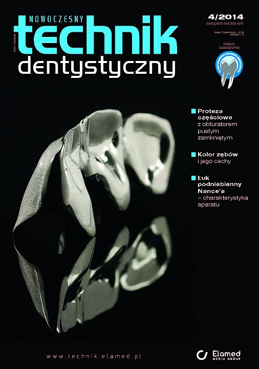 Nowoczesny Technik Dentystyczny wydanie nr 4/2014