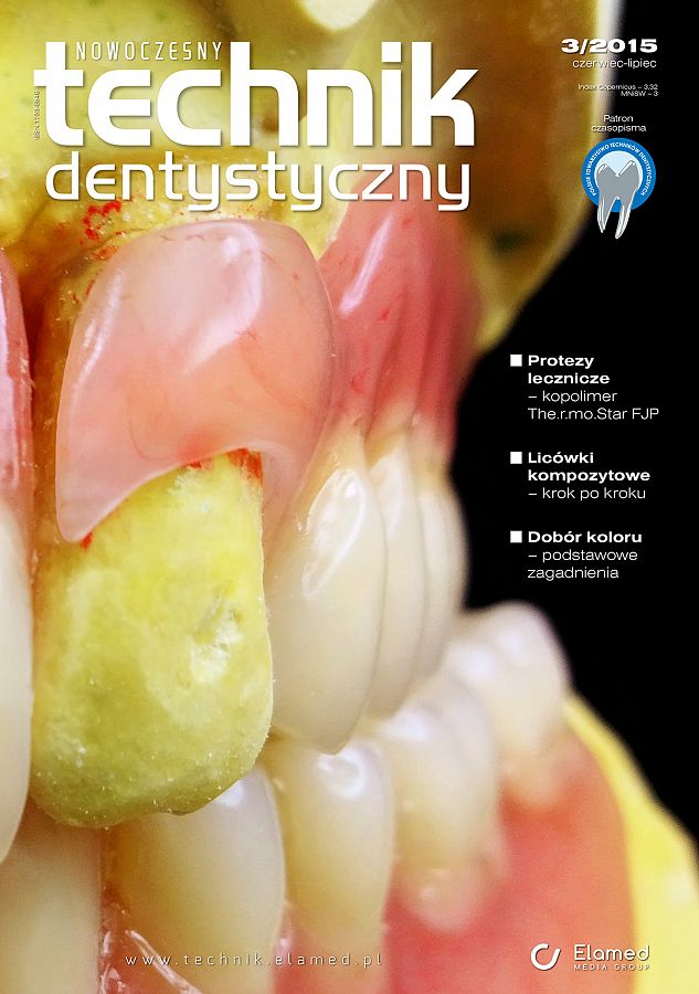 Nowoczesny Technik Dentystyczny wydanie nr 3/2015