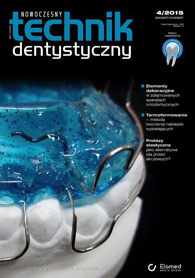 Nowoczesny Technik Dentystyczny wydanie nr 4/2015