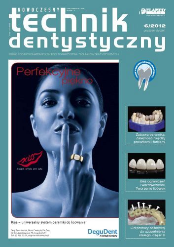 Nowoczesny Technik Dentystyczny wydanie nr 6/2012